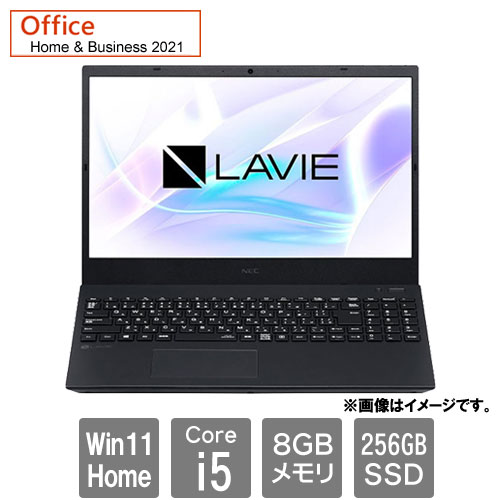 NEC PC-SN134BCAW-B [LAVIE smart N15 SN134(i5-1235U 8GB SSD256GB W11H DVD H&B2021 15.6FHD ブラック)]