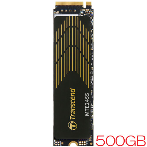 トランセンド TS500GMTE245S [500GB PCIe SSD 245S M.2(2280) NVMe PCIe Gen4 x4 3D TLC 300TBW 5年保証]