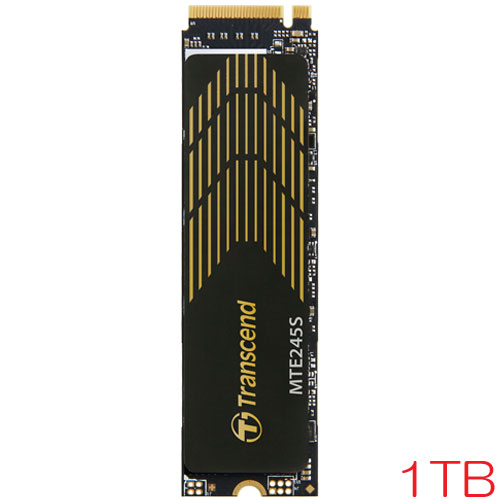 TS1TMTE245S [1TB PCIe SSD 245S M.2(2280) NVMe PCIe Gen4 x4 3D TLC 600TBW 5年保証]