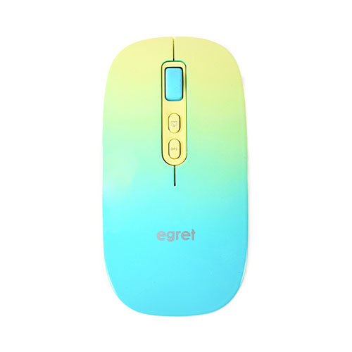 EGRET(イーグレット) EGRET PrettiE おしゃれ且つ高機能の充電式ワイヤレスマウス 萌黄 EM23-P3