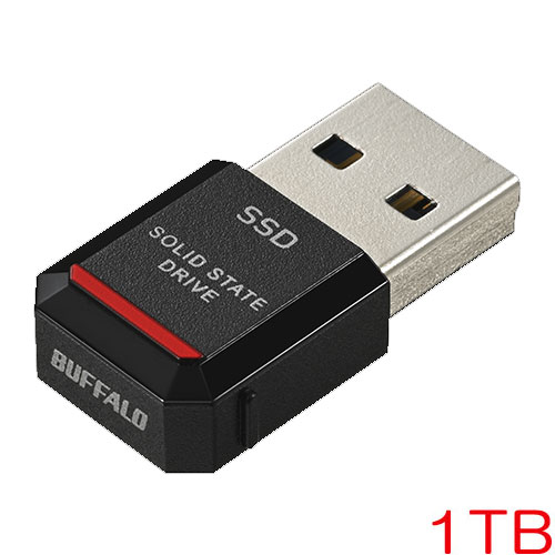 SSD-PST1.0U3-BA [USB3.2(Gen1) TV録画対応 SSD 1TB ブラック]
