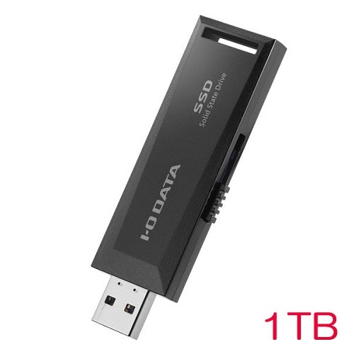 アイ・オー・データ SSPM-US SSPM-US1K [USB3.2 Gen2対応 PC/TV録画 スティックSSD 1TB]