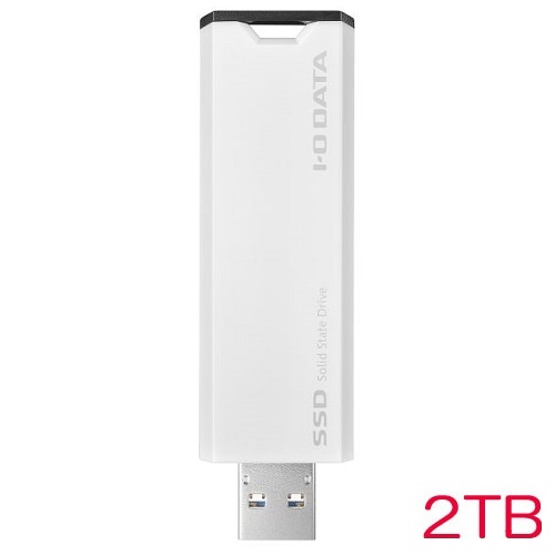 アイ・オー・データ SSPS-US SSPS-US2W [USB3.2 Gen2 スティックSSD 2TB ホワイト×ブラック]