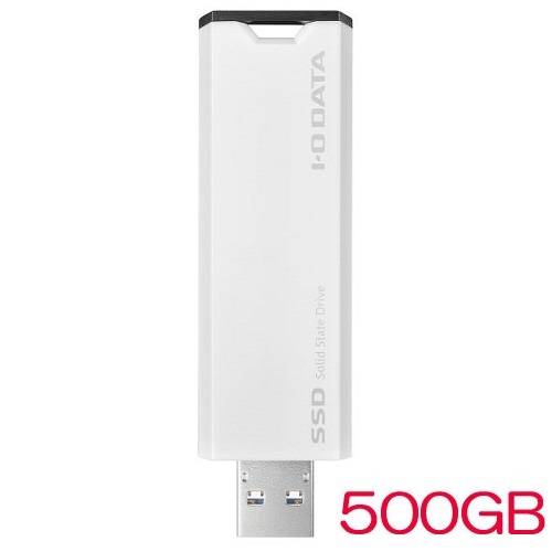アイ・オー・データ SSPS-US SSPS-US500W [USB3.2 Gen2 スティックSSD 500GB ホワイト×ブラック]