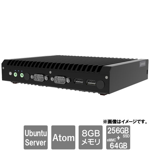 レノボ・ジャパン 12NLS01200 [ThinkEdge SE10-I(Atom X6214RE 8GB SSD256GB&eMMC64GB Wi-Fi 6E Ubuntu Server)]