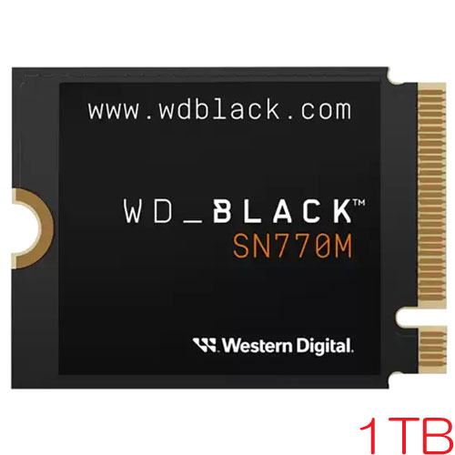 ウエスタンデジタル WDS100T3X0G [WD_BLACK SN770M NVMe SSD（1TB M.2(2230) PCIe Gen4 x4 NVMe 600TBW 5年保証）]