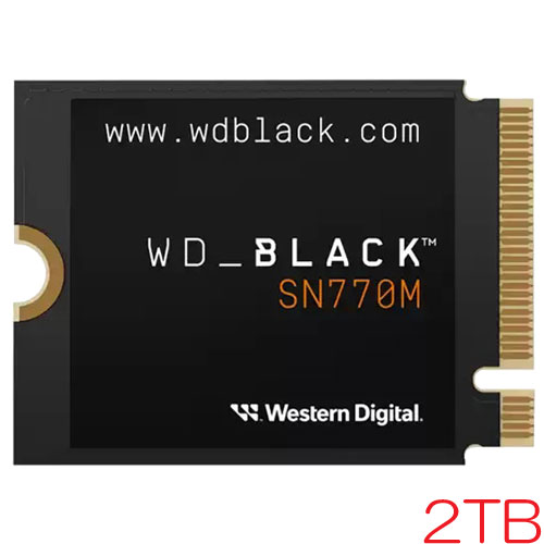 ウエスタンデジタル WDS200T3X0G [WD_BLACK SN770M NVMe SSD（2TB M.2(2230) PCIe Gen4 x4 NVMe 1200TBW 5年保証）]