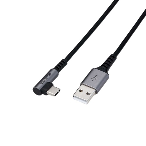 エレコム MPA-ACL12NBK [USBケーブル/A-C/認証品/L字コネクタ/1.2m/ブラック]