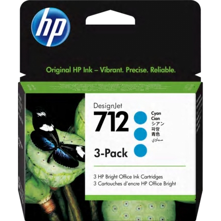 HP 3ED77A [HP712インクカートリッジ シアン 29ml×3]