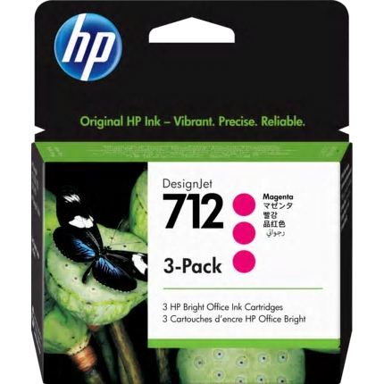 HP 3ED78A [HP712インクカートリッジ マゼンタ 29ml×3]