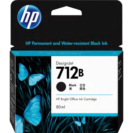 HP 3ED29A [HP712Bインクカートリッジ ブラック 80ml]