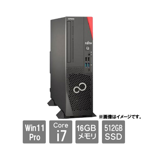 富士通 バリュー ESPRIMO FMVD5800WP [ESPRIMO D7012/NX(Core i7-13700 16GB SSD512GB SM Win11Pro)]