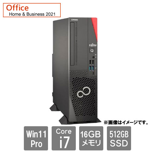 富士通 バリュー ESPRIMO FMVD5800YP [ESPRIMO D7012/NX(Core i7-13700 16GB SSD512GB SM Win11Pro H&B2021)]