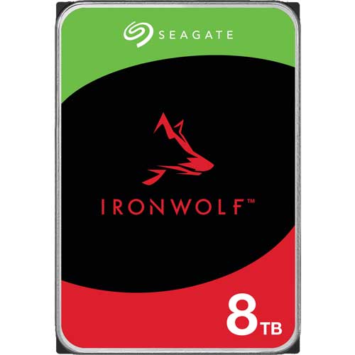 ST8000VN002 [NAS向けHDD IronWolf（8TB 3.5インチ SATA 6G 5400rpm 256MB CMR）]