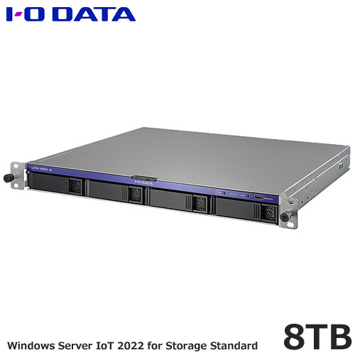 HDL4-Z22SI3B08U [4ドライブラックマウント法人向けWindows NAS 8TB]