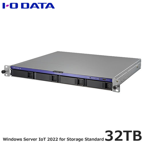 アイ・オー・データ HDL4-Z22SI3BU HDL4-Z22SI3B32U [4ドライブラックマウント法人向けWindows NAS 32TB]