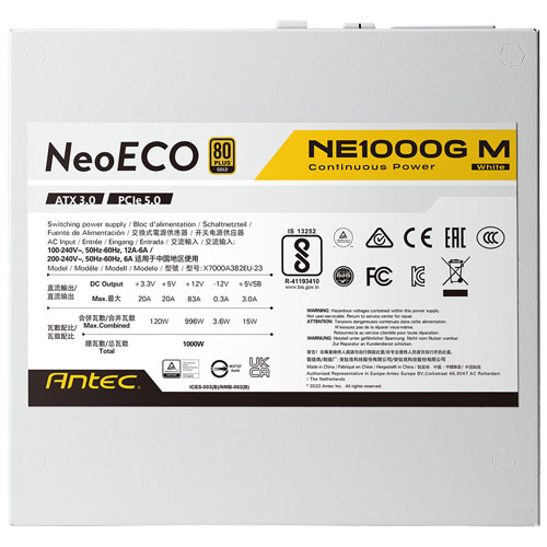 NE1000G M WHITE ATX3.0_画像9