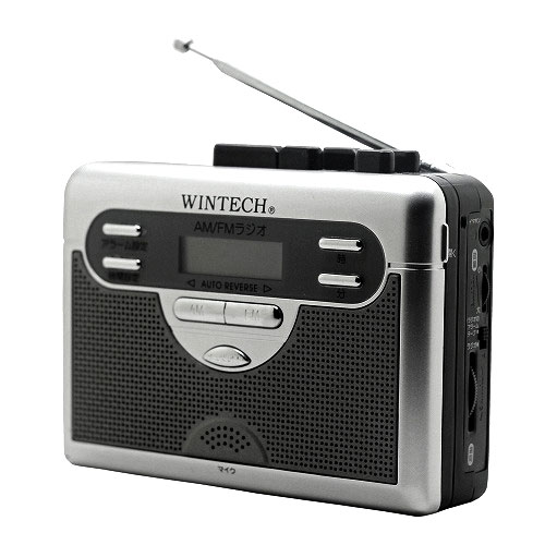 WINTECH オートリバース再生対応ラジオ付テープレコーダー PCT-11R2