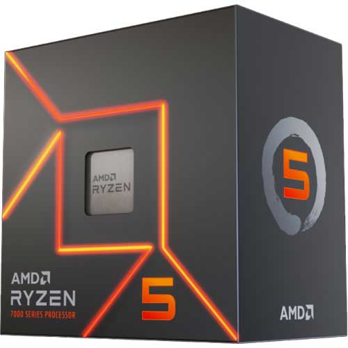 AMD 100-100001015BOX [Ryzen 5 7600 (6コア/12スレッド、3.8GHz、TDP 65W、AM5) BOX With Wraith Stealth]