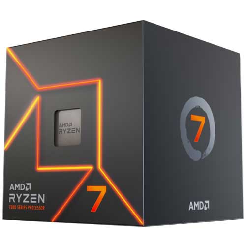 AMD 100-100000592BOX [Ryzen 7 7700 (8コア/16スレッド、3.8GHz、TDP 65W、AM5) BOX With Wraith Prism]
