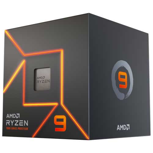 AMD 100-100000590BOX [Ryzen 9 7900 (12コア/24スレッド、3.7GHz、TDP 65W、AM5) BOX With Wraith Prism]
