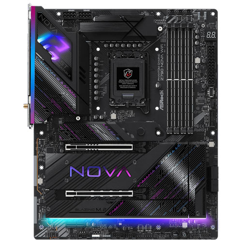 ASRock Z790 Nova WiFi [マザーボード Intel Z790/LGA1700/DDR5/2.5GbE/Wi-Fi 7※/ATX Thunderbolt AIC対応]