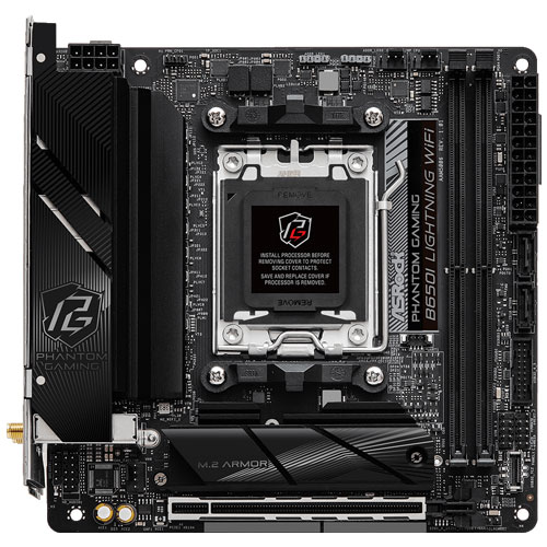 ASRock B650I Lightning WiFi [マザーボード AMD B650/Socket AM5/DDR5/2.5GbE/Wi-Fi 6E/Mini-ITX]