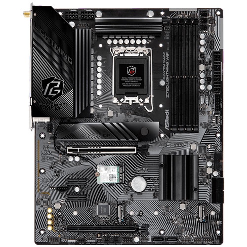 ASRock Z790 Lightning WiFi [マザーボード Intel Z790/LGA1700/DDR5/2.5GbE/Wi-Fi 6E/ATX Thunderbolt AIC対応]