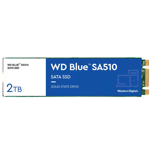 ウエスタンデジタル WDS200T3B0B [WD Blue SA510 SATA SSD（2TB M.2(2280) SATA 6G 500TBW 5年保証）]