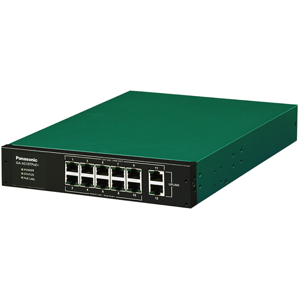 パナソニックEWネットワークス PN25108 [12ポート PoEスイッチ GA-AS10TPoE+]