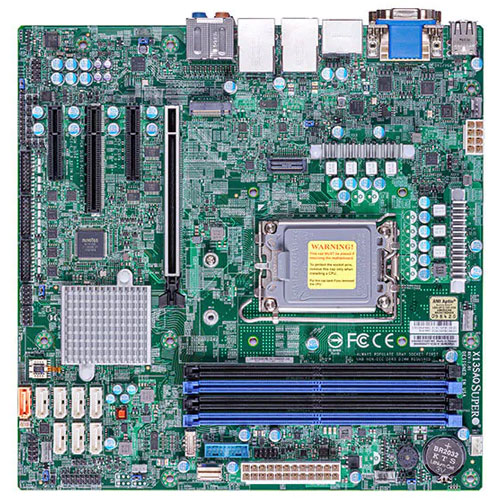 Supermicro MBD-X13SAQ-O [マザーボード X13SAQ (Intel Q670E/LGA1700/4ｘDDR5/2ｘ2.5GbE/Micro-ATX]