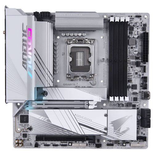 ギガバイト B760M AORUS ELITE X AX [Intel B760/LGA1700/DDR5/2.5GbE/Wi-Fi 6E/Micro ATX Thunderbolt AIC対応]