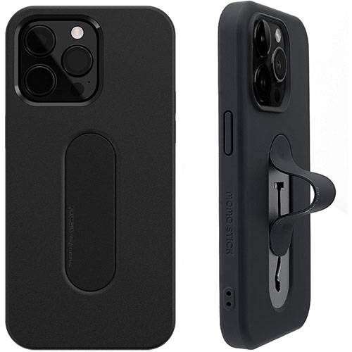 Mag Grip フラットケース for iPhone 15 Pro  ブラック MMS25305i15PR