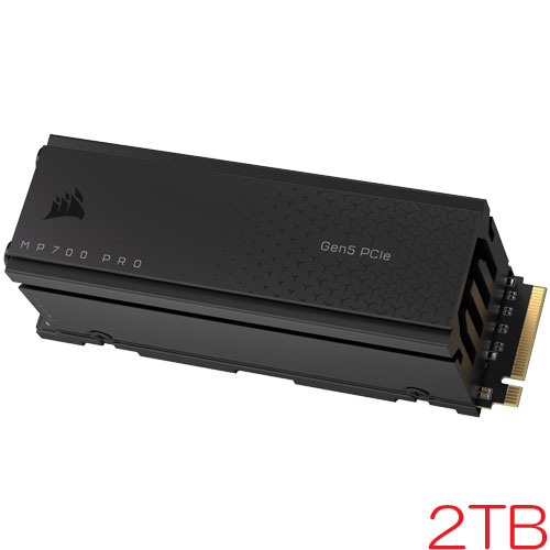 コルセア CSSD-F2000GBMP700PRO [2TB SSD MP700 PRO with Air Cooler M.2(2280) NVMe PCIe 5.0 x4 1400TBW 5年保証]