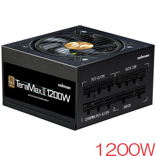 ZM1200-TMX2 [ATX 3.0電源 80PLUS GOLD認証 1200W フルモジュラー式 7年保証 ブラック]