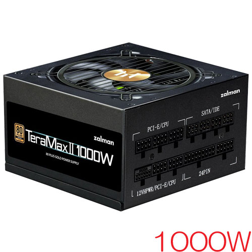 ZM1000-TMX2 [ATX 3.0電源 80PLUS GOLD認証 1000W フルモジュラー式 7年保証 ブラック]