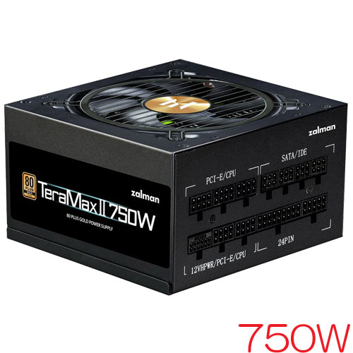 ZM750-TMX2 [ATX 3.0電源 80PLUS GOLD認証 750W フルモジュラー式 7年保証 ブラック]