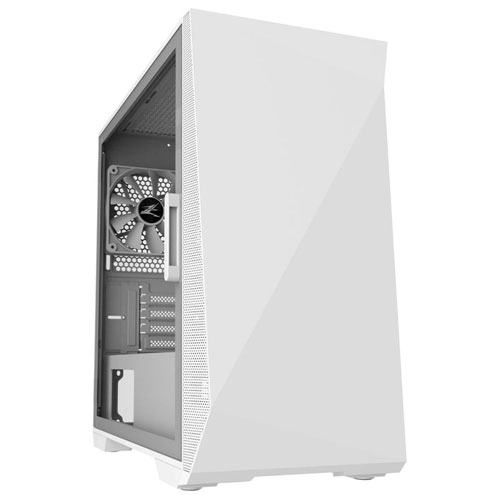 ZALMAN Z1 Iceberg White [microATXミニタワーケース 強化ガラスサイドパネル 120mmファン×3基搭載 ホワイト]