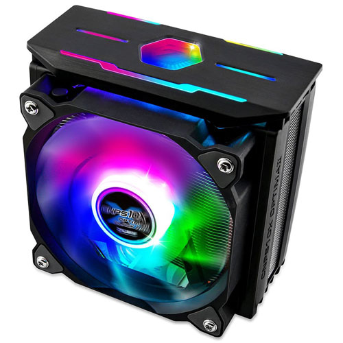 ZALMAN CNPS10X OPTIMA II BLACK RGB [サイドフロー型CPUクーラー 空冷 TDP最大180W RGB LED ブラック]