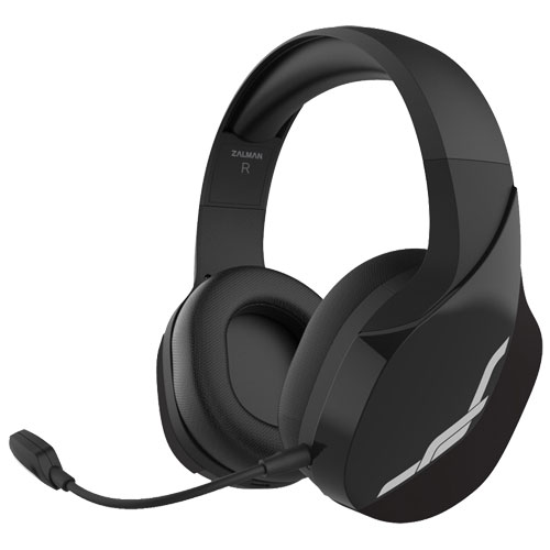 ZALMAN ZM-HPS700-W BK [ゲーミングヘッドセット ワイヤレス・3.5mm接続 バーチャル7.1chサラウンド対応 ブラック]