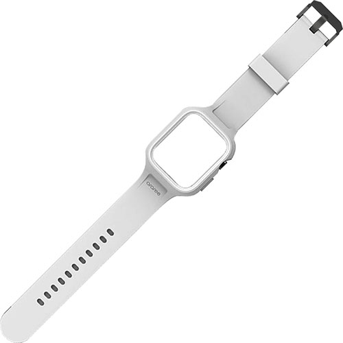 Duple Pro ケース一体型バンド for Apple Watch 45/44mm ホワイト AR26474AW