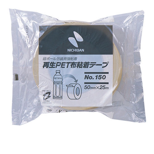 ニチバン 【5個セット】再生PET布テープ150 50×25 NB-150-50X5