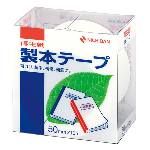 ニチバン 【5個セット】製本テープ BK-50 白 50×10 NB-BK-505X5