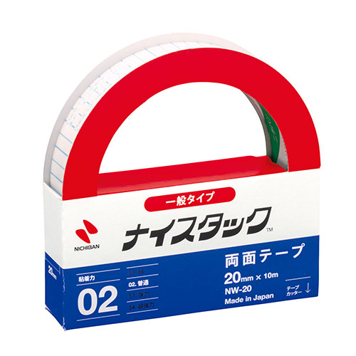 ニチバン 【10個セット】ナイスタック 一般タイプ 20mm×10m NB-NW-20X10