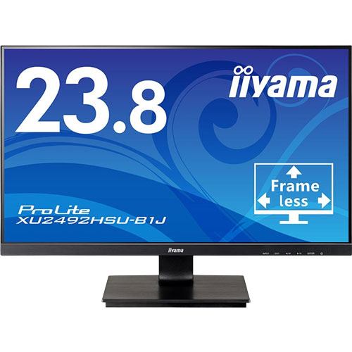 イーヤマ ProLite XU2492HSU-B1J [23.8型液晶ディスプレイ/1920×1080/D-sub、HDMI、DisplayPort/IPS方式]