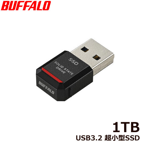 SSD-PST1.0U3BA/D [USB3.2(Gen1) TV録画対応 SSD 1TB]
