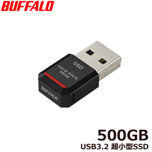 SSD-PST500U3BA/D [USB3.2(Gen1) TV録画対応 SSD 500GB]