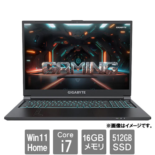 GIGABYTE(ノートPC) G6 KF-G3JP853SH [★G6 (i7-12650H/16型/FHD 144Hz/日本語キー)]