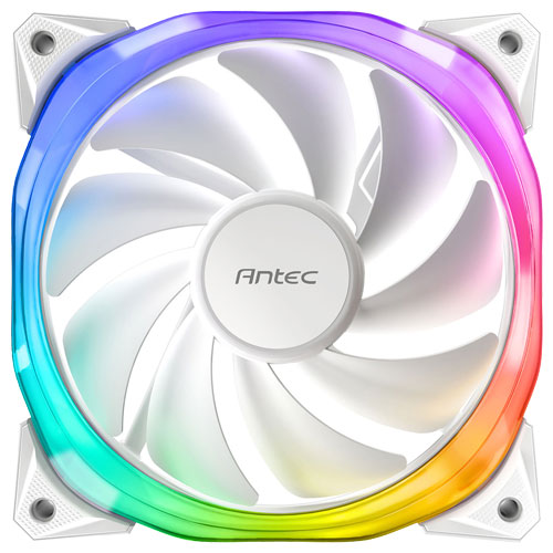 ANTEC 120mmケースファン Fusion 120 ARGB White Single Pack