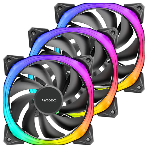 ANTEC Fusion 120 ARGB 3+C [120mmケースファン Fusion 120 ARGB 3 in 1 Pack ARGBコントローラー付属]